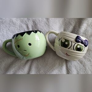 Temp-tations Set Of 2 Halloween Character Mugs